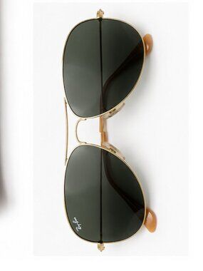 Ray-Ban RB3025 Aviator Classic Gold Metal Sunglasses with Case
